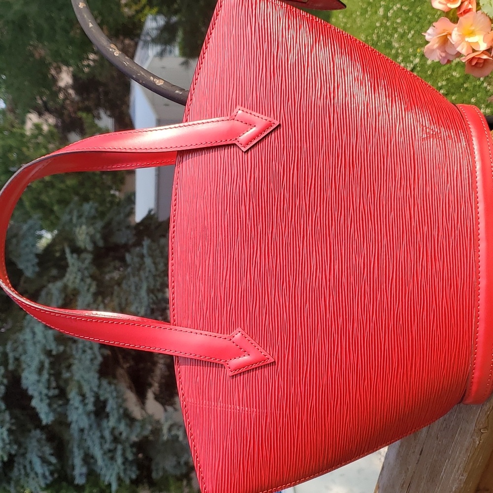 Louis Vuitton St.Jacques Red Epi Leather